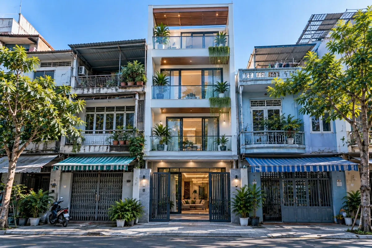 Cải tạo nâng tầng nhà cũ – Hưng Thịnh Build